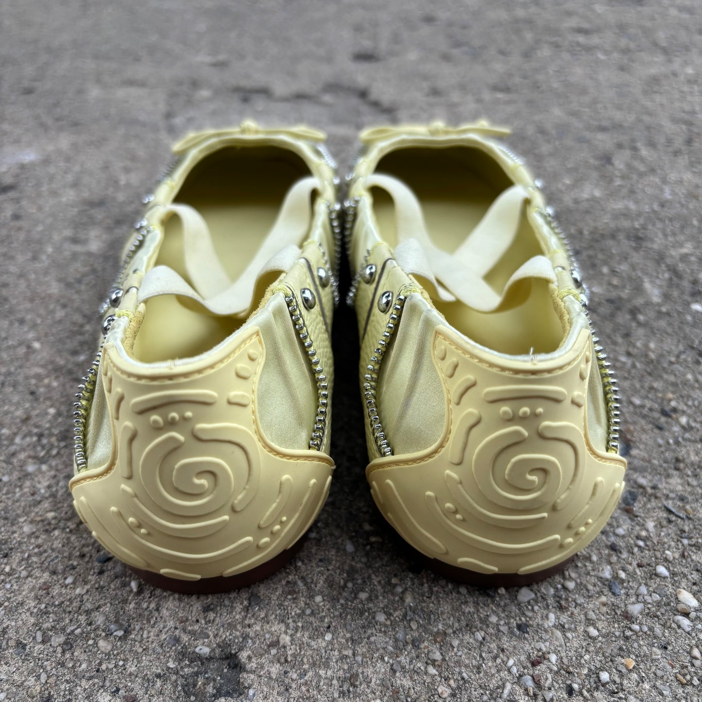SPIRAL BALLET FLATS