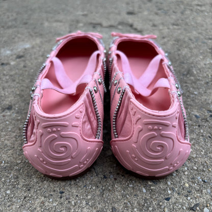 SPIRAL BALLET FLATS