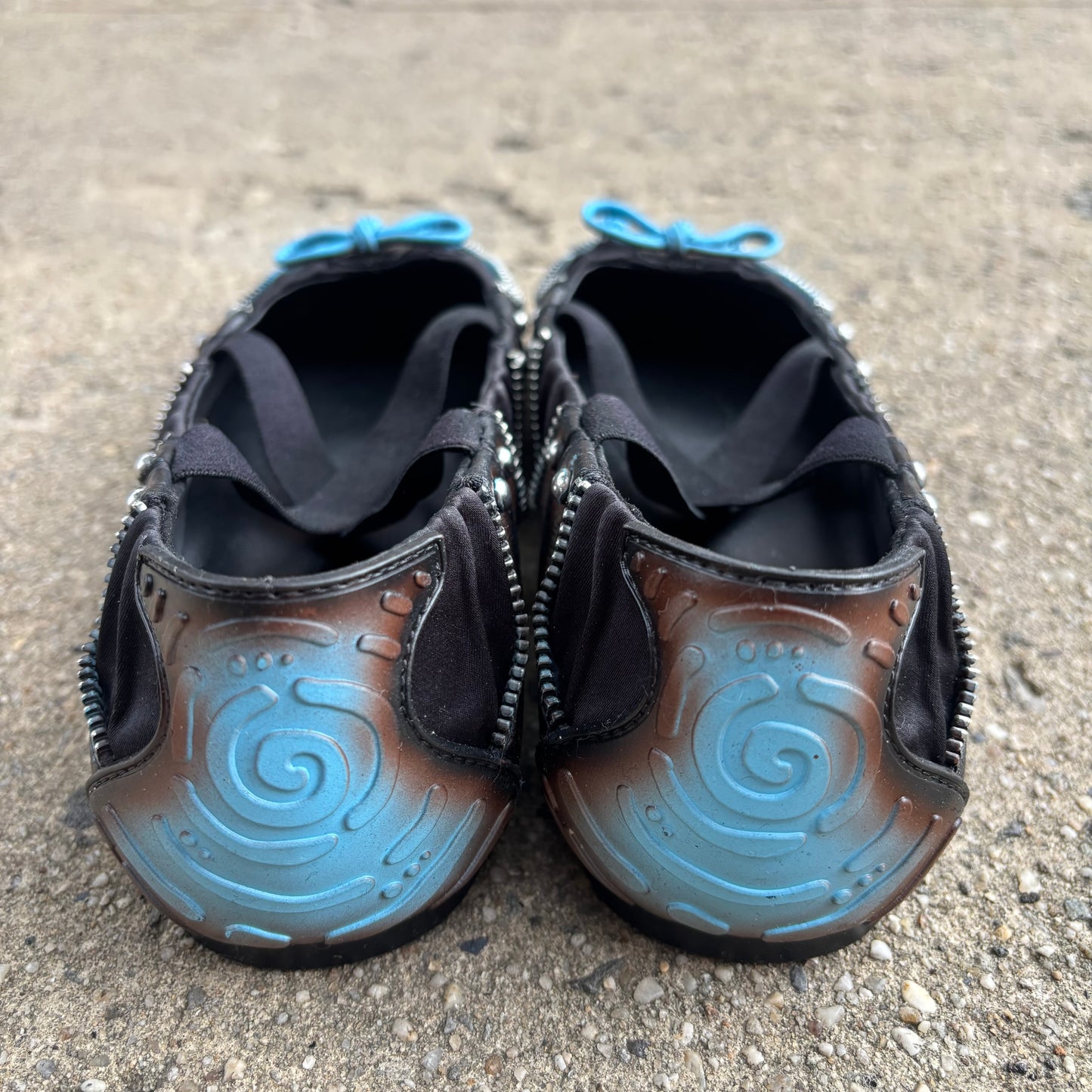SPIRAL BALLET FLATS