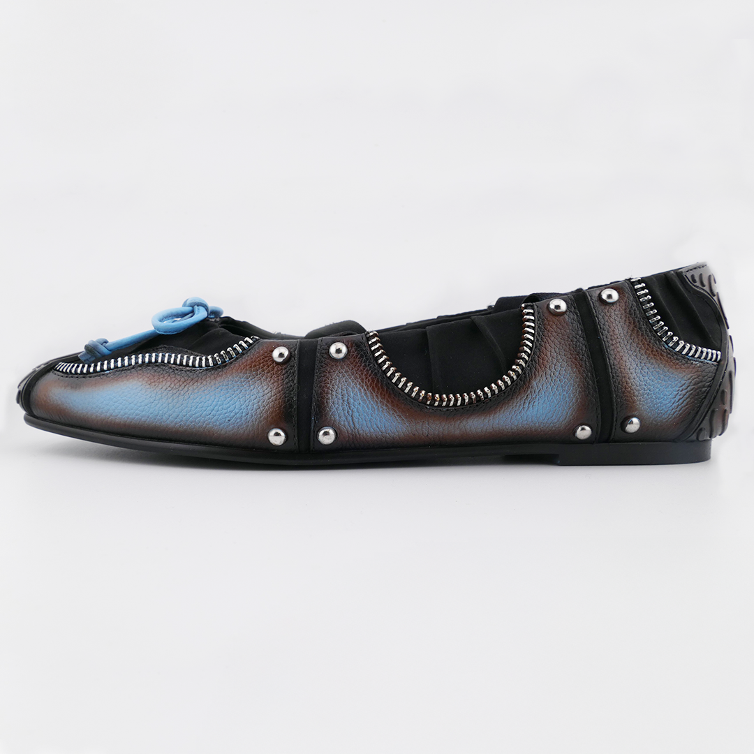 SPIRAL BALLET FLATS