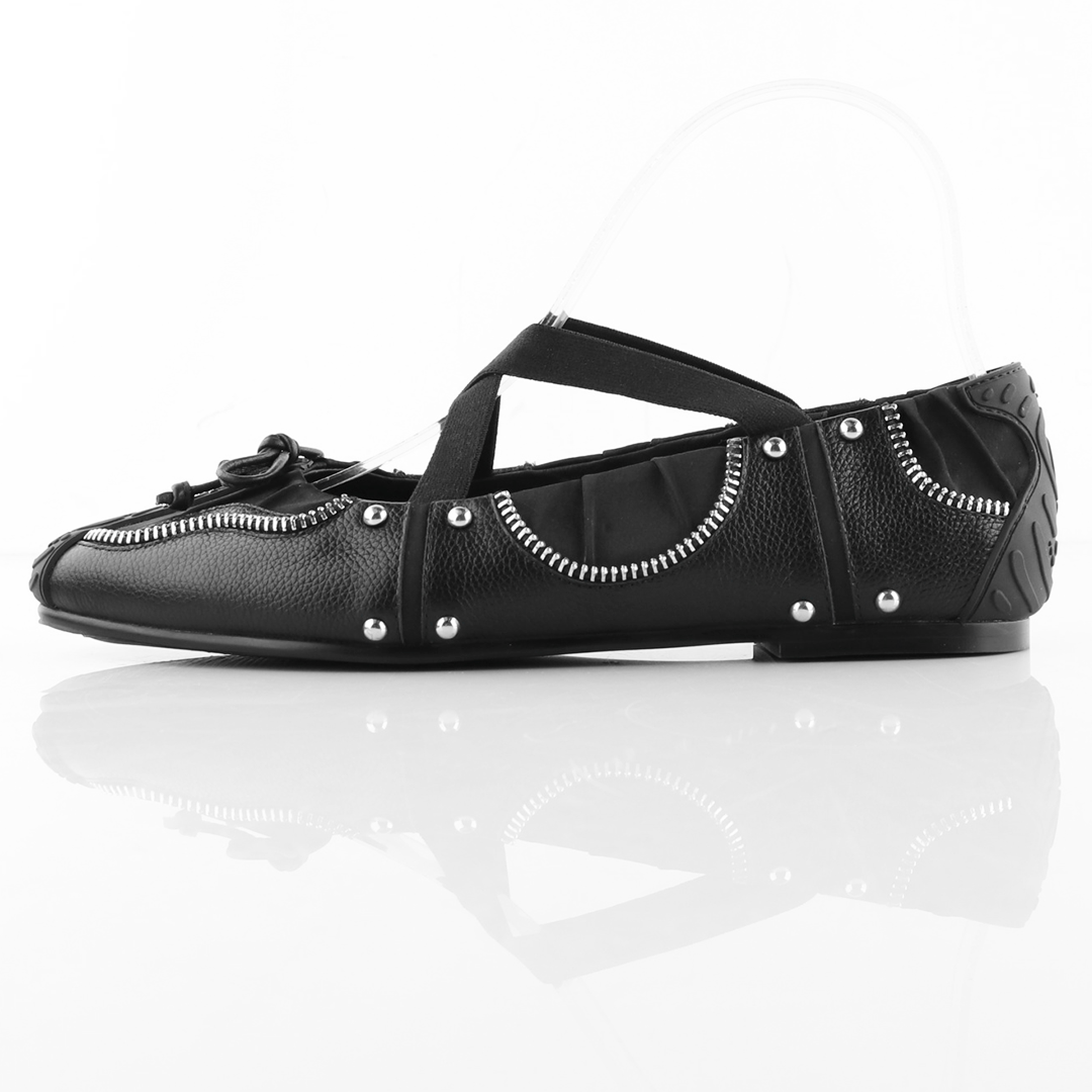 SPIRAL BALLET FLATS