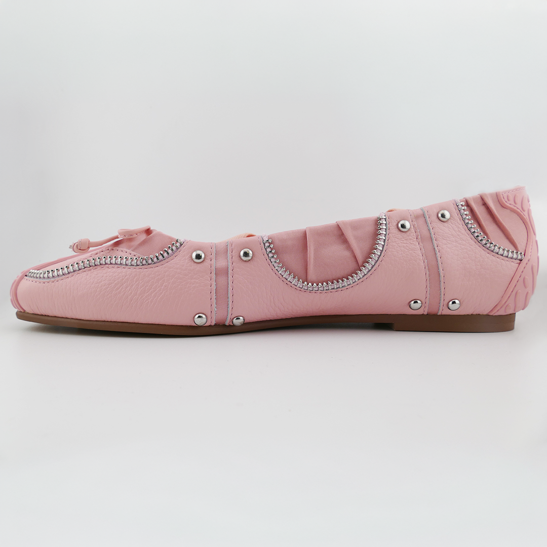 SPIRAL BALLET FLATS