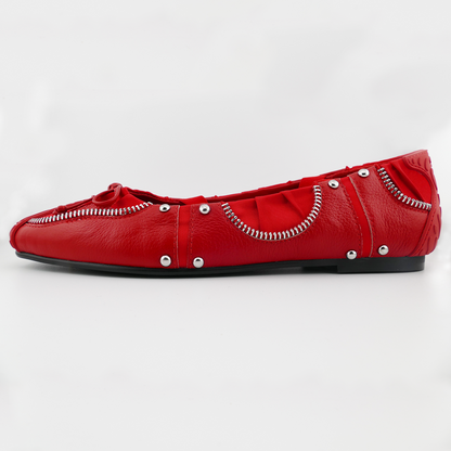 SPIRAL BALLET FLATS